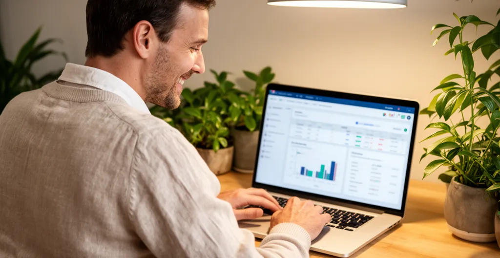 Professionnel du closing analysant ses indicateurs de performance commerciale