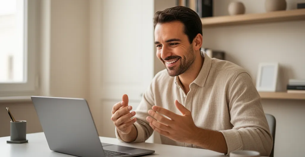 Closer éthique en visioconférence avec posture d'écoute bienveillante